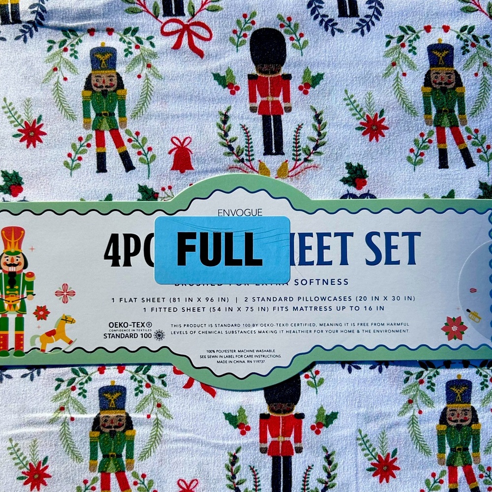*NEW* Nutcracker FULL size sheets!